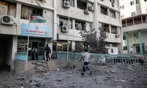 ഗസ്സയിലെ ഏക കോവിഡ് പരിശോധന ലാബ്​ ഇസ്രായേൽ ബോംബിട്ട്​ തകര്‍ത്തു