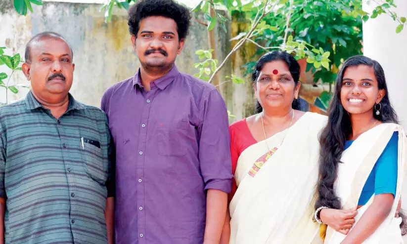 J Chinju rani and family J Chinju rani and family