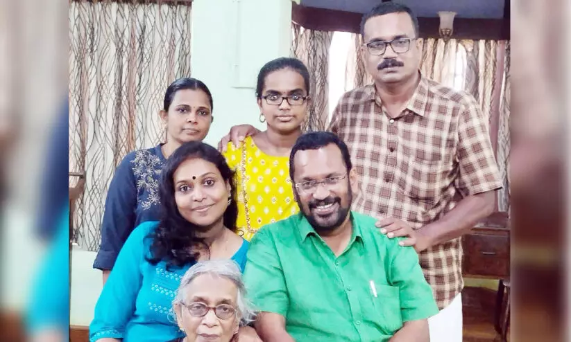 k rajan and family