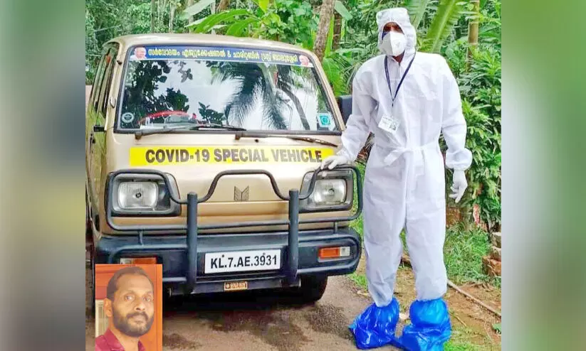 surendran helping covid patients