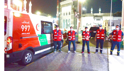 റ​മ​ദാ​നി​ലെ സു​ര​ക്ഷ പ​ദ്ധ​തി​യു​ടെ വി​ജ​യ​ഗാ​ഥ​യു​മാ​യി സൗ​ദി റെ​ഡ്ക്ര​സ​ൻ​റ്