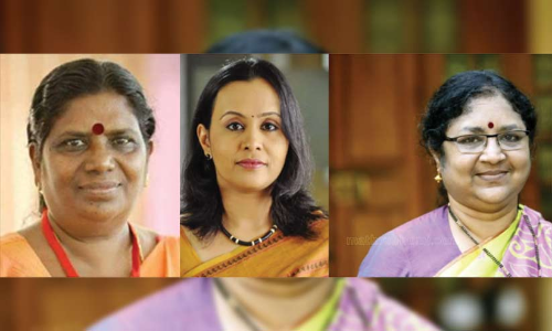 മൂന്ന്​ വനിത മന്ത്രിമാർ; ഇതാദ്യം