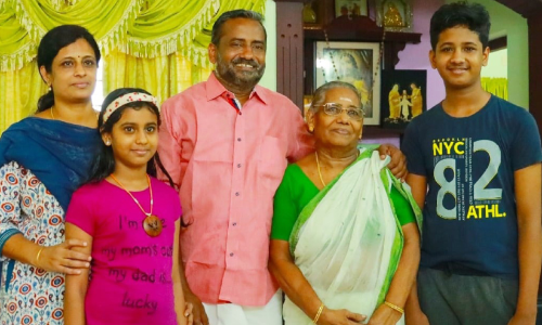 p prasad MLA and family