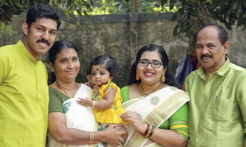 GR Anil with family