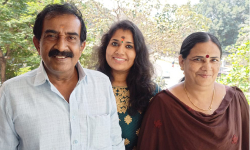 N Jayaraj and family