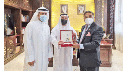 അം​ബാ​സ​ഡ​ർ എ​ൻ.​സി.​സി.​എ.​എ​ൽ മേ​ധാ​വി​യു​മാ​യി ച​ർ​ച്ച ന​ട​ത്തി