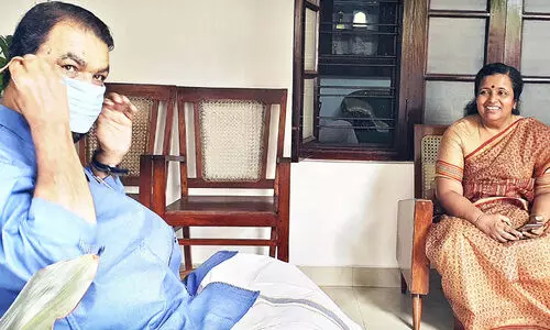 V Sivan kutty and wife