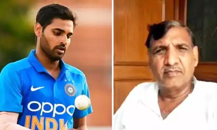 ഇന്ത്യൻ ക്രിക്കറ്റ്​ താരം ഭുവനേശ്വർ കുമാറി​െൻറ പിതാവ്​ കാൻസർ ബാധിച്ച്​ മരിച്ചു