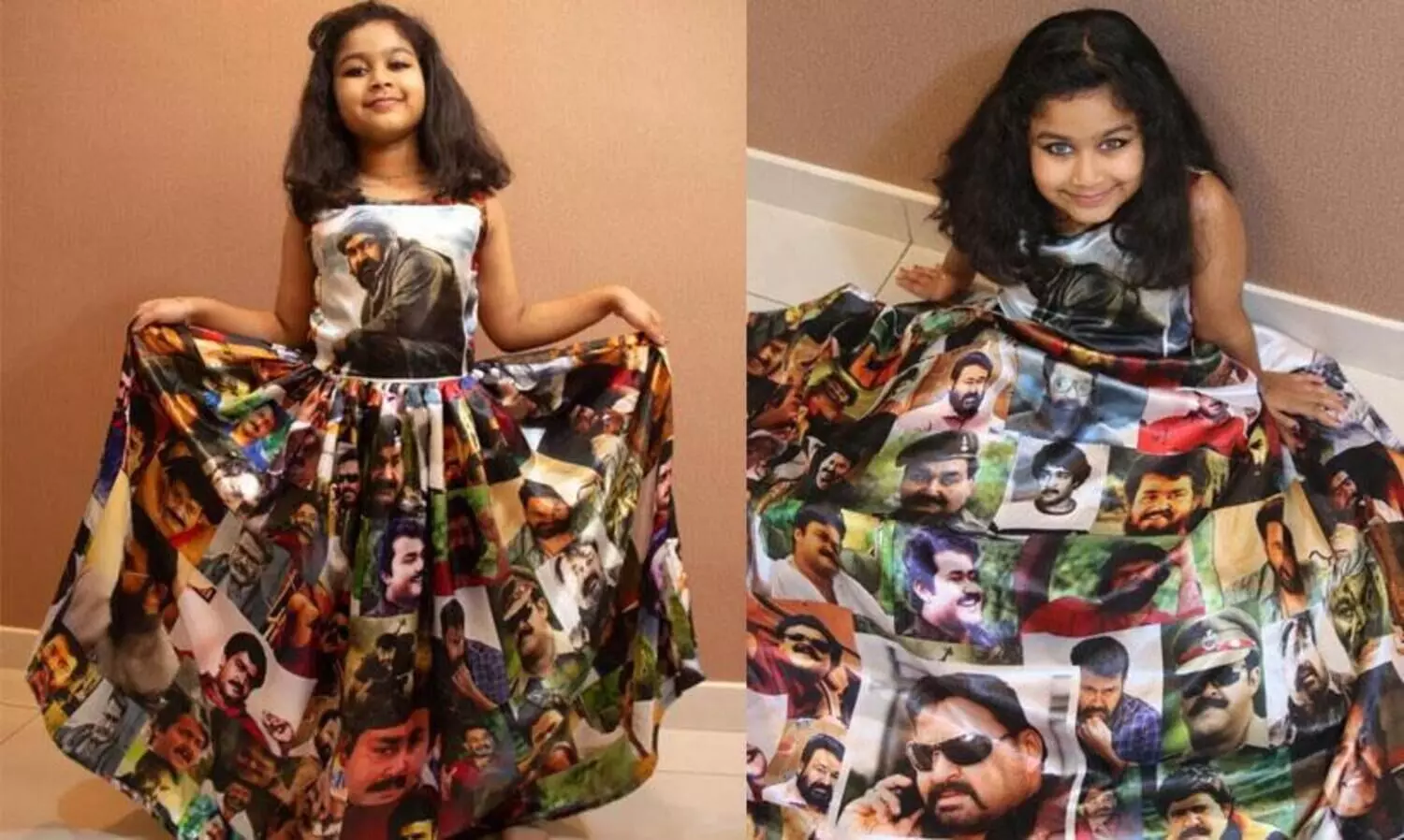 ലാലുടുപ്പ്​ അണിഞ്ഞ്​ അതിഥിക്കുട്ടി; നന്ദി അറിയിച്ച് മോഹൻലാൽ