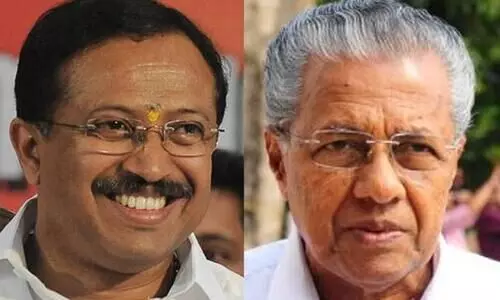 v muraleedharan, pinarayi vijayan