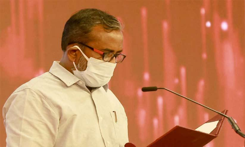 പി. പ്രസാദി​െൻറ സത്യപ്രതിജ്ഞ : ജന്മനാട്ടിൽ വൃക്ഷത്തൈകൾ നട്ട് ആഘോഷം