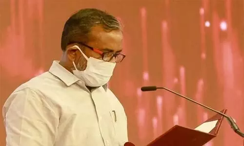 പി. പ്രസാദി​െൻറ സത്യപ്രതിജ്ഞ : ജന്മനാട്ടിൽ വൃക്ഷത്തൈകൾ നട്ട് ആഘോഷം