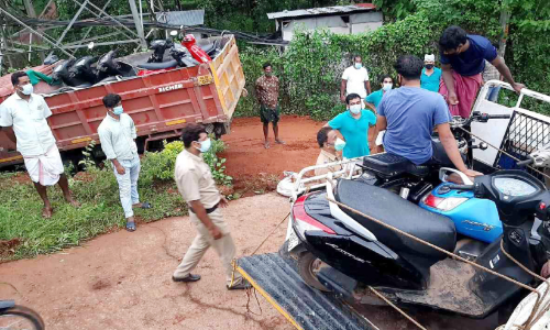bike taken to custody