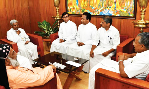 pinarayi vijayan- christian priest