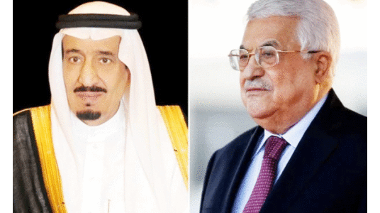 സ​ൽ​മാ​ൻ രാ​ജാ​വ് ഫ​ല​സ്​​തീ​ൻ പ്ര​സി​ഡ​ൻ​റ്​ മ​ഹ​മൂ​ദ് അ​ബ്ബാ​സു​മാ​യി ഫോ​ണി​ൽ സം​സാ​രി​ച്ചു