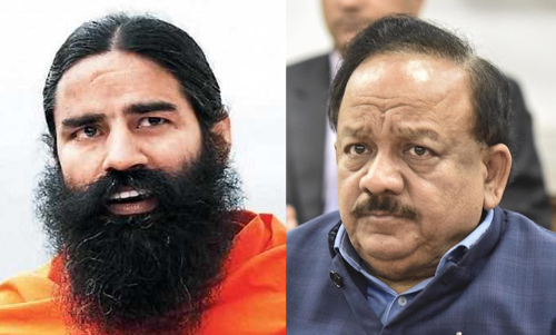 രാജ്യത്തെ ജനങ്ങളെ മൊത്തമായി അപമാനിച്ചു; ബാബാ രാംദേവിനെ കൈയ്യൊഴിഞ്ഞ്​ രൂക്ഷ വിമർശനവുമായി കേന്ദ്ര ആരോഗ്യ മന്ത്രി