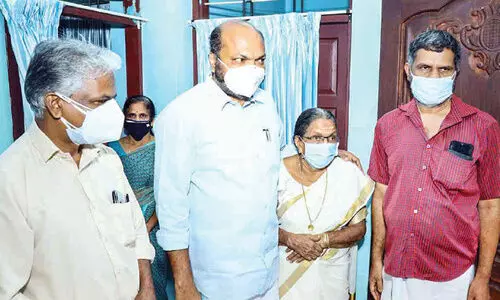 മന്ത്രി രാജീവിന് ജന്മനാട്ടിൽ സ്വീകരണം