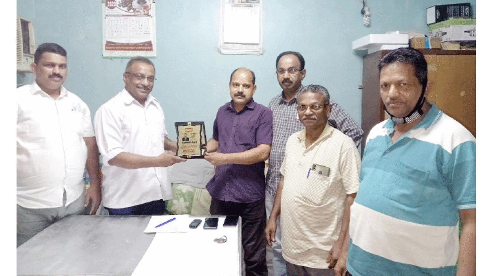 കേ​ളി യാ​ത്ര​യ​യ​പ്പ് ന​ൽ​കി