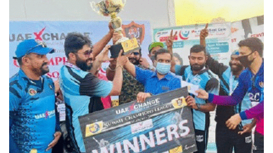 ചാ​മ്പ്യ​ൻ​സ്​ ലീ​ഗ്​ ക്രി​ക്ക​റ്റ്​: മെ​ൻ ഇ​ൻ ബ്ലൂ ​ജേ​താ​ക്ക​ളാ​യി