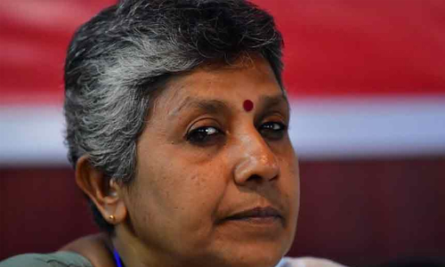 കോൺഗ്രസ്​ വിട്ട ലതിക സുഭാഷ്​ എൻ.സി.പിയിൽ