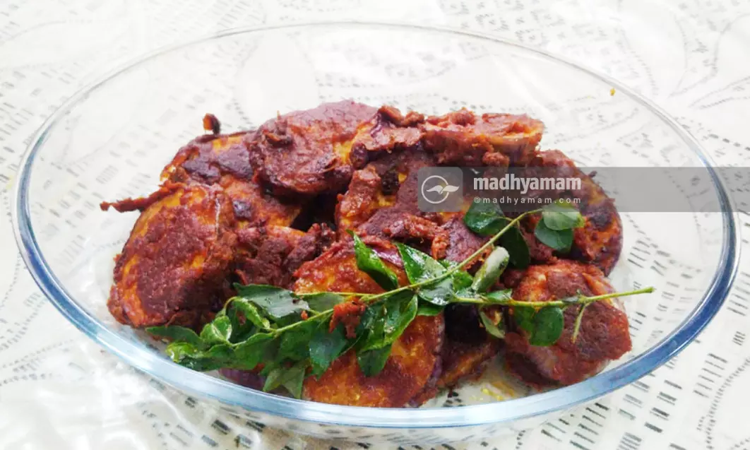 Vazhuthana Fry or brinjal fry