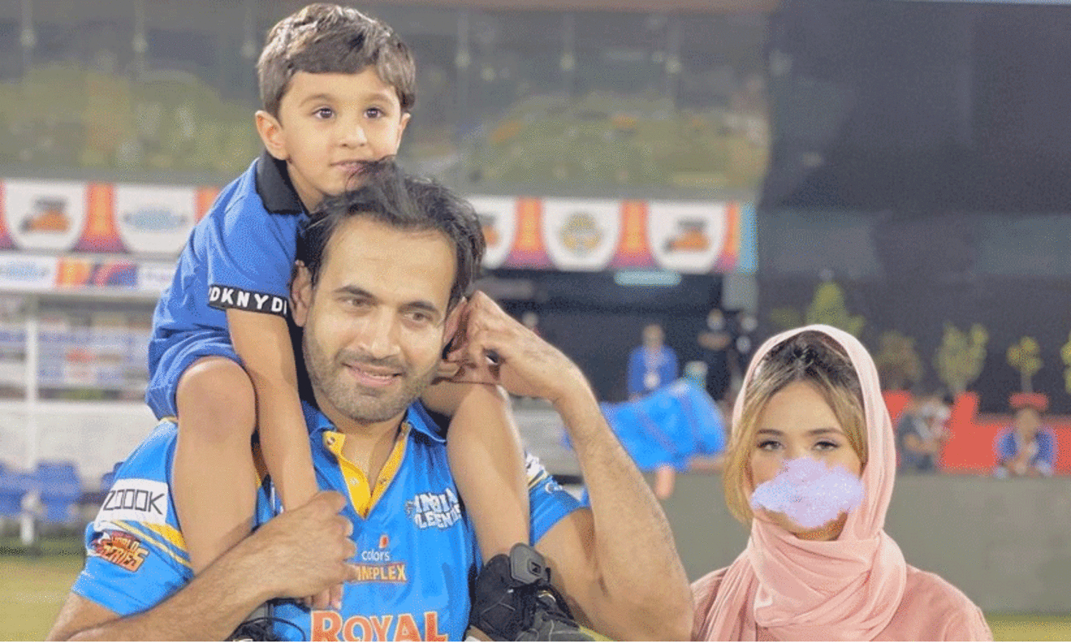 irfan pathan wife pic blur