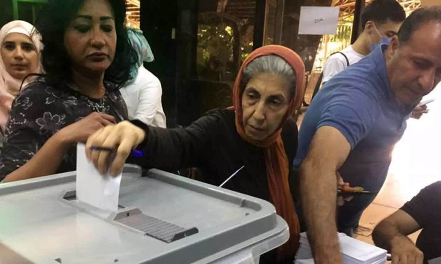 യുദ്ധകലുഷിത അന്തരീക്ഷത്തിൽ സിറിയയിൽ വോ​ട്ടെടുപ്പ്​