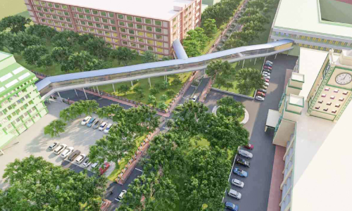 over bridge model in kozhikode med college