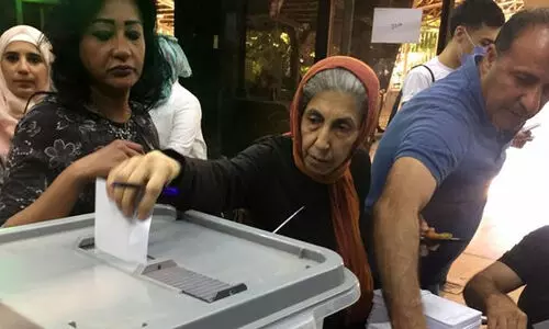 യുദ്ധകലുഷിത അന്തരീക്ഷത്തിൽ സിറിയയിൽ വോ​ട്ടെടുപ്പ്​