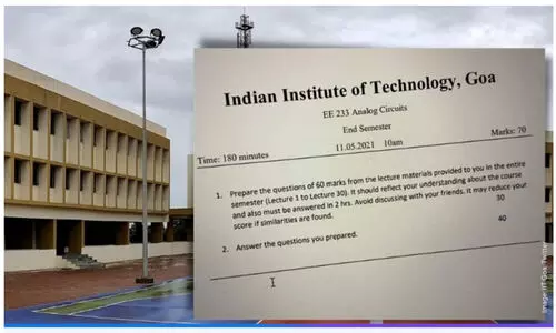 ചോദ്യങ്ങളില്ല...! വേറിട്ട പരീക്ഷാ രീതിയുമായെത്തി കൈയ്യടി നേടി ഐ.ഐ.ടി ഗോവ