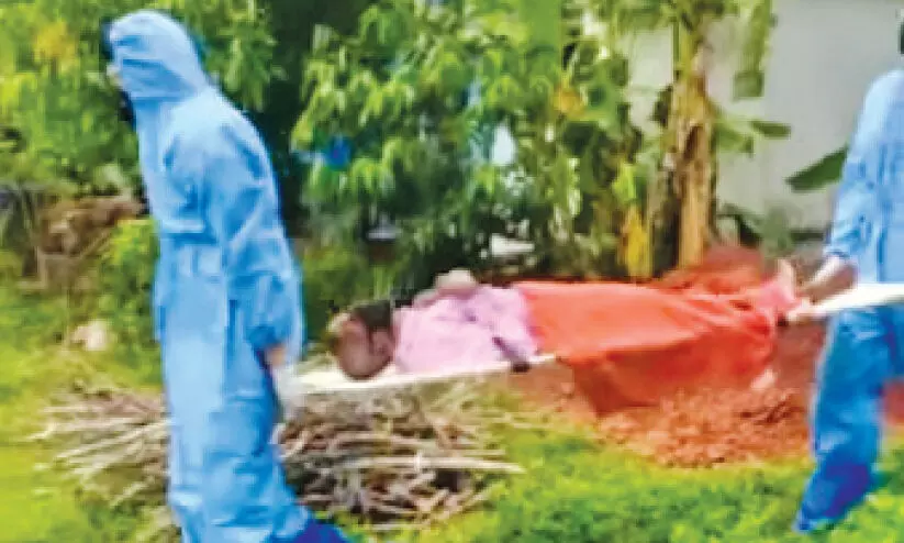 covid patient shifted to hospital