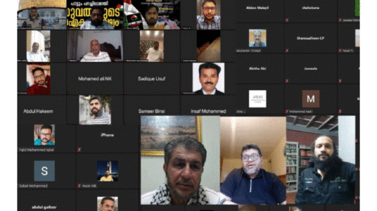 ഫലസ്​തീൻ ​െഎക്യദാർഢ്യ സംഗമം നടത്തി