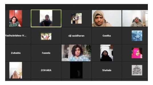 ഒ​രു​മ​യു​ടെ ആ​ഘോ​ഷമായി ഓ​ൺ​ലൈ​ൻ സൗ​ഹൃ​ദ സം​ഗ​മം