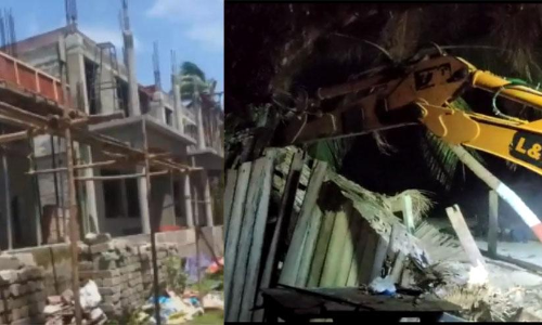 ഒരുവശത്ത്​ മത്സ്യത്തൊഴിലാളികളുടെ ​ഷെഡ്​ പൊളിക്കുന്നു; മറുവശത്ത്​ ബംഗ്ലാവ് പുതുക്കിപ്പണിത്​ അഡ്മിനിസ്ട്രേറ്ററുടെ ധൂര്‍ത്തടി