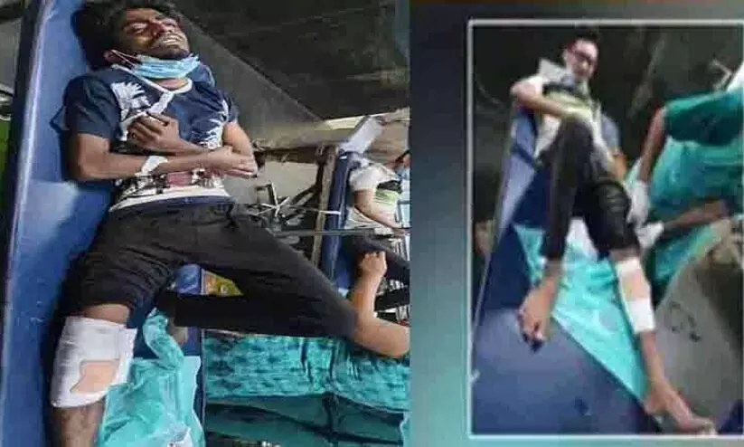 യുവതിയെ ക്രൂരമായി പീഡിപ്പിച്ചതിന് പിന്നിൽ മനുഷ്യക്കടത്ത് റാക്കറ്റ്; അന്വേഷണം കേരളത്തിലേക്കും- പ്രതികളിൽ രണ്ടുപേരെ പൊലീസ് കാലിൽ വെടിവെച്ചു വീഴ്ത്തി യുവതിയെ ക്രൂരമായി പീഡിപ്പിച്ചതിന് പിന്നിൽ മനുഷ്യക്കടത്ത് റാക്കറ്റ്; അന്വേഷണം കേരളത്തിലേക്കും- പ്രതികളിൽ രണ്ടുപേരെ പൊലീസ് കാലിൽ വെടിവെച്ചു വീഴ്ത്തി