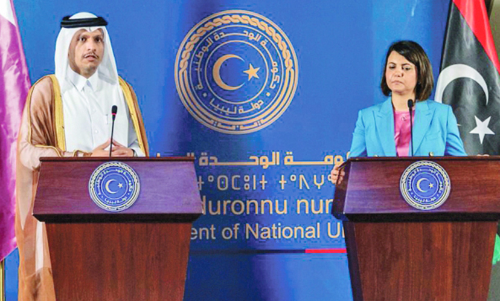 ലിബിയയിലെ യു.എൻ രാഷ്​ട്രീയ പ്രക്രിയക്ക് ഖത്തർ പിന്തുണ