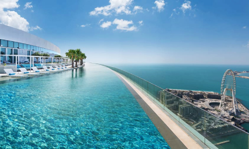 world tallest infinity pool