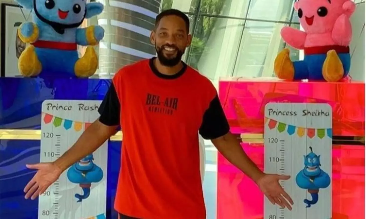 ശൈഖ്​ ഹംദാ​െൻറ ഇരട്ടക്കുട്ടികൾക്ക്​ സമ്മാനവുമായി ഹോളിവുഡ്​ താരം വിൽസ്​മിത്ത്​