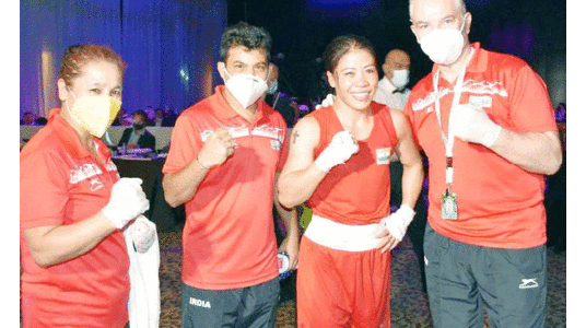 ഏ​ഷ്യ​ൻ ബോ​ക്​​സി​ങ്​: മേ​രി കോം ​ഫൈ​ന​ലി​ൽ