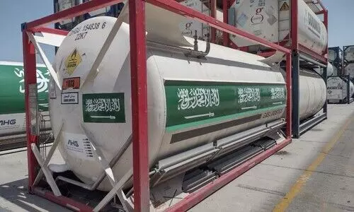 ഇന്ത്യക്ക്​ വീണ്ടും സൗദി അറേബ്യയുടെ സഹായഹസ്​തം; 60 ടൺ ഓക്​സിജൻ അയച്ചു