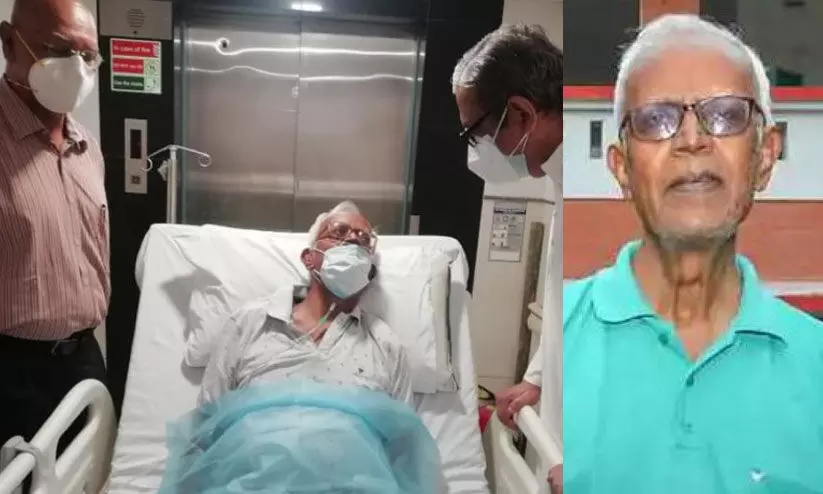 ഫാ. സ്റ്റാൻ സ്വാമിയെ ആശുപത്രിയിലേക്ക്​ മാറ്റി; ഉറ്റവരെ പോലും തിരിച്ചറിയാൻ കഴിയുന്നില്ല