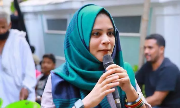 ലക്ഷദ്വീപ്: മമ്മൂട്ടി പ്രതികരിക്കാത്തതിൽ അത്ഭുതം -ഫാത്തിമ തഹ് ലിയ ലക്ഷദ്വീപ്: മമ്മൂട്ടി പ്രതികരിക്കാത്തതിൽ അത്ഭുതം -ഫാത്തിമ തഹ് ലിയ