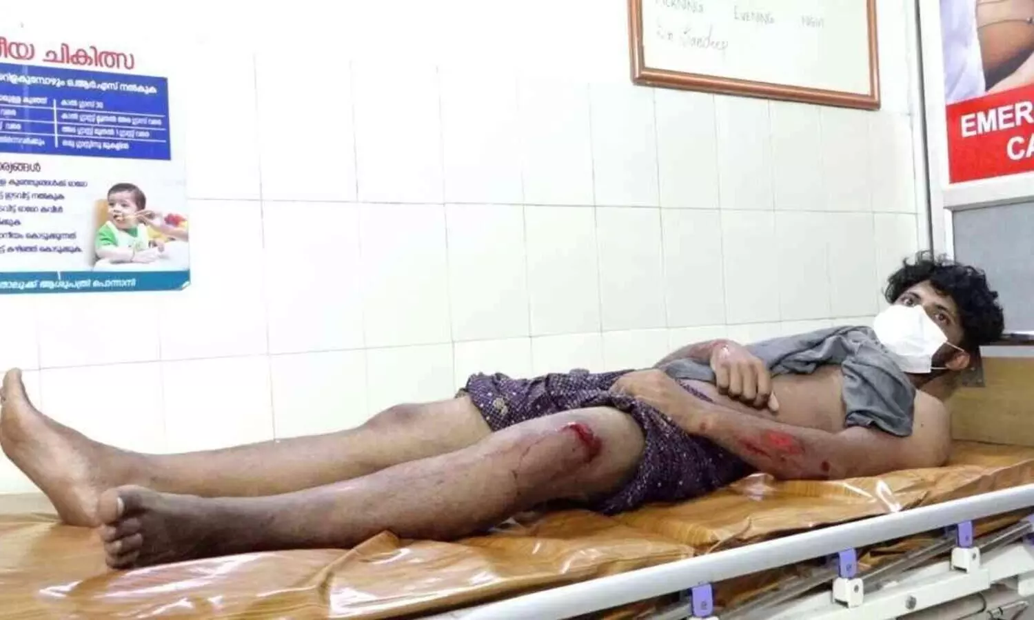 പൊലീസ് യുവാവിനെ അകാരണമായി ക്രൂരമായി മർദ്ദിച്ചതായി പരാതി; പ്രതിഷേധവുമായി നാട്ടുകാർ