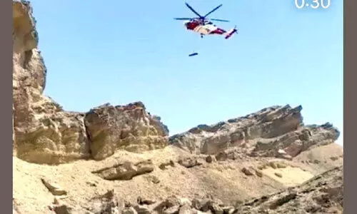 ജബൽ ഹഫീതിൽനിന്ന്​ വീണ യുവാവിനെ രക്ഷപ്പെടുത്തി