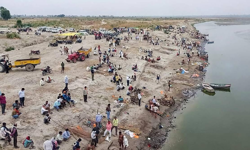 ഗംഗയിൽ മൃതദേഹങ്ങൾ ഒഴുകിനടന്ന വാർത്ത മാധ്യമ അജണ്ട- ആർ.എസ്​.എസ്​