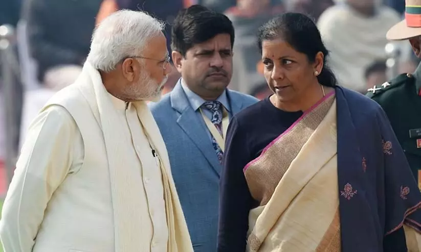 Narendra Modi and Nirmala sitharaman