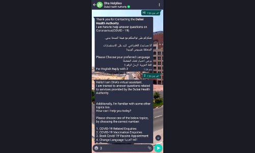 ഒരു ഹായ്​ മതി, വാക്​സിൻ ബുക്ക്​ ചെയ്യാം