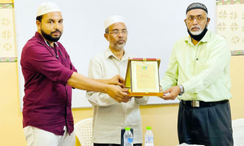 അ​ഷ്റ​ഫ് ഇ​ഞ്ചി​ക്ക​ലി​ന് യാ​ത്ര​യ​യ​പ്പ് ന​ൽ​കി