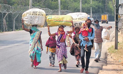 ജോലി വിലക്ക്​: അന്തർ സംസ്​ഥാന​ ​െതാഴിലാളികൾ പട്ടിണിയിലേക്ക്