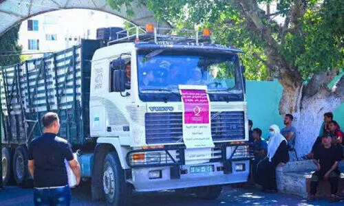 ഫ​ല​സ്​​തീ​നെ സ​ഹാ​യി​ക്കു​ക, ഖ​ത്ത​ർ ചാ​രി​റ്റി കാ​മ്പ​യി​ന് മി​ക​ച്ച പ്ര​തി​ക​ര​ണം